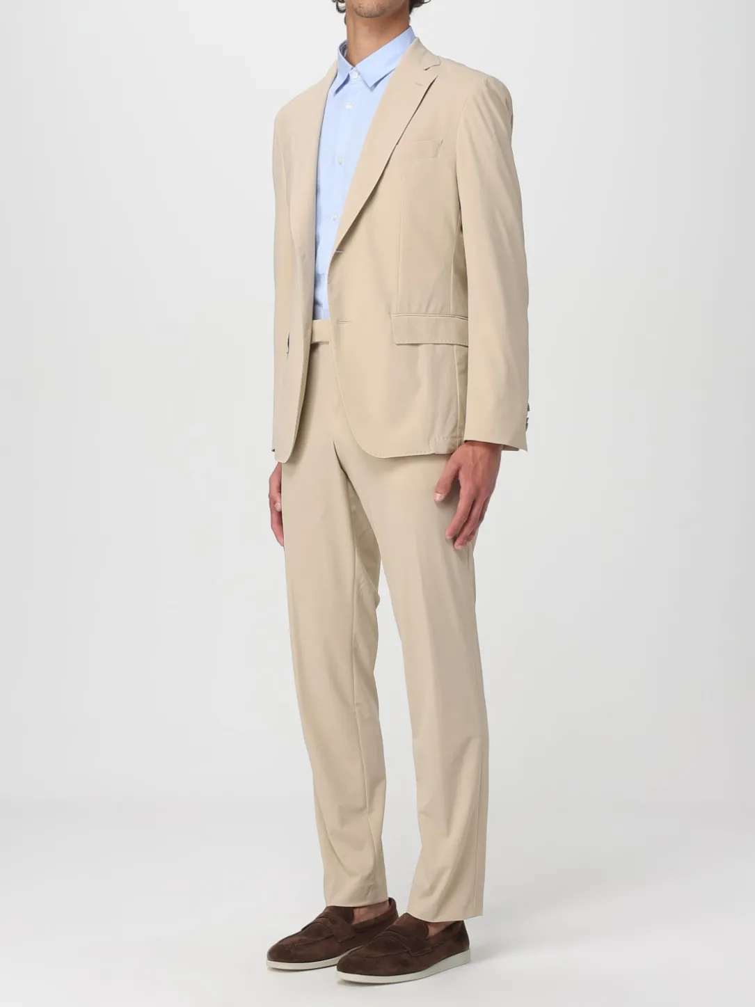 Abito a monopetto in poliestere Boss