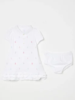 Abito a polo in cotone con logo all-over Polo Ralph Lauren