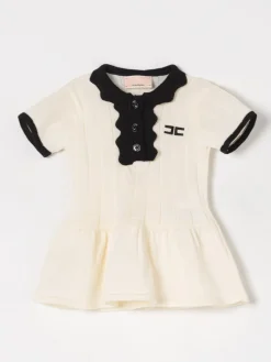Abito a polo in maglia Elisabetta Franchi La Mia Bambina