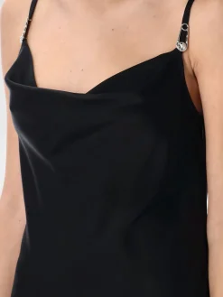 Abito basic Versace in misto viscosa