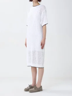 Abito Brunello Cucinelli in maglia di cotone
