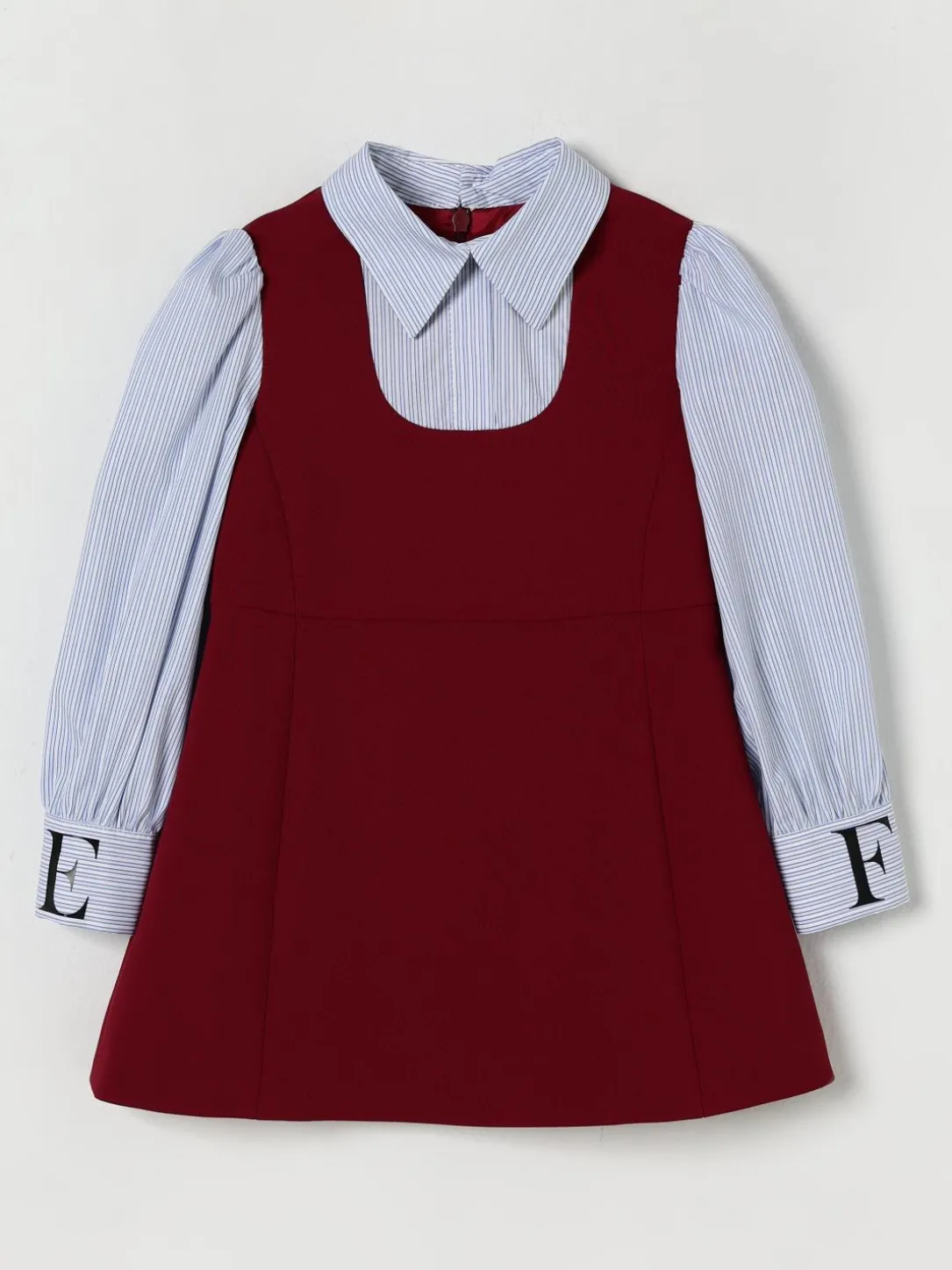 Abito camicia in crepe Elisabetta Franchi La Mia Bambina