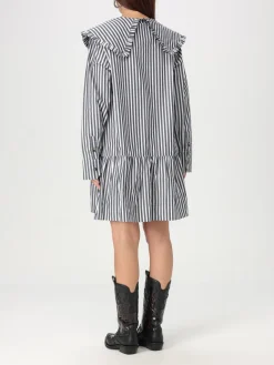 Abito chemisier Ganni in cotone organico a righe