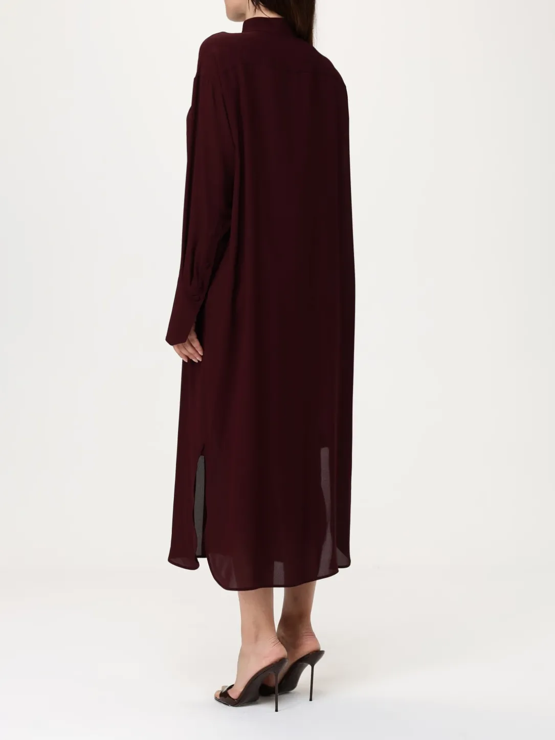 Abito chemisier McQueen in seta