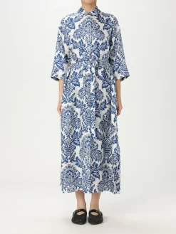 Abito chemisier 'S Max Mara in seta stampata