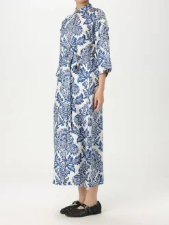 Abito chemisier 'S Max Mara in seta stampata