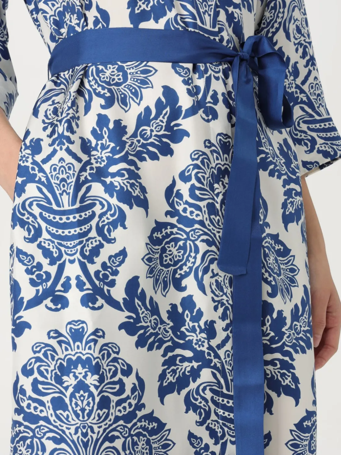 Abito chemisier 'S Max Mara in seta stampata