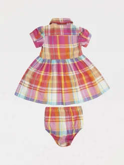 Abito con bloomers Polo Ralph Lauren in cotone check