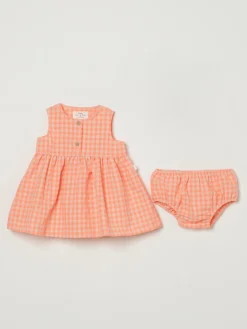 Abito con bloomers Teddy & Minou in misto cotone vichy