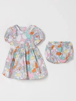 Abito con culotte in cotone Stella McCartney Kids