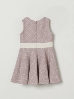 Abito con logo all-over Elisabetta Franchi La Mia Bambina