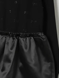 Abito con logo di strass Elisabetta Franchi La Mia Bambina