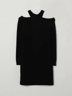 Abito cut-out in maglia di viscosa Monnalisa