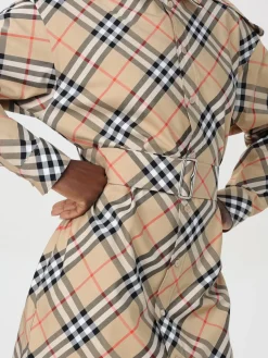 Abito di cotone check Burberry