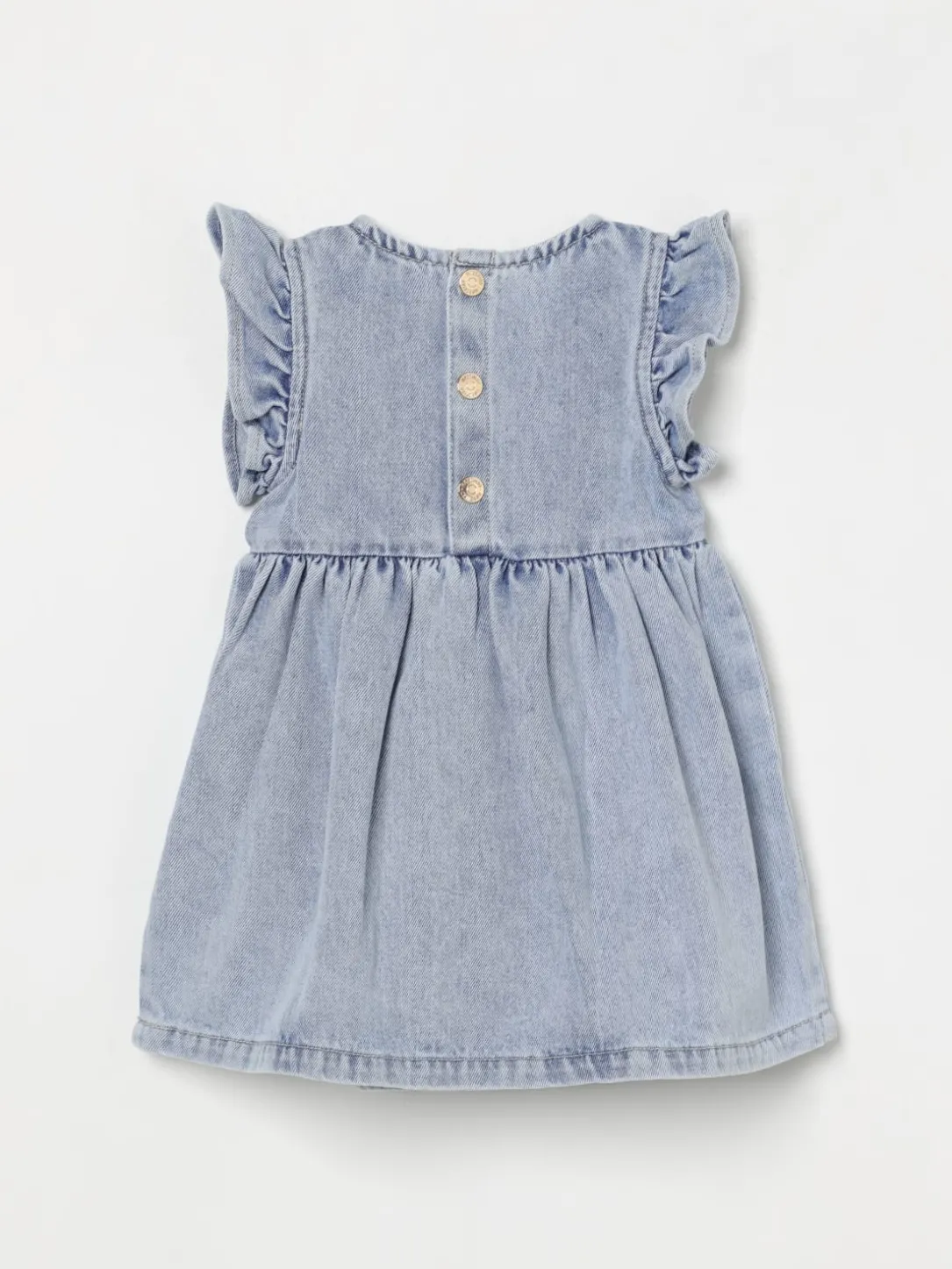 Abito di jeans ricamato Moschino