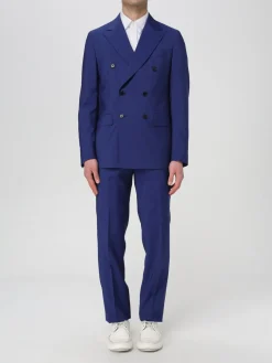 Abito doppiopetto Colamarino in misto lino