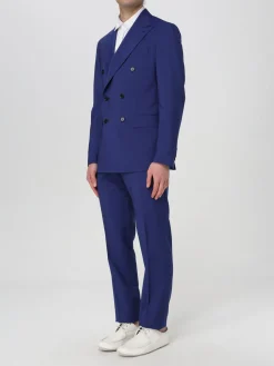 Abito doppiopetto Colamarino in misto lino