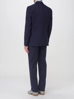 Abito doppiopetto Colamarino in misto lino