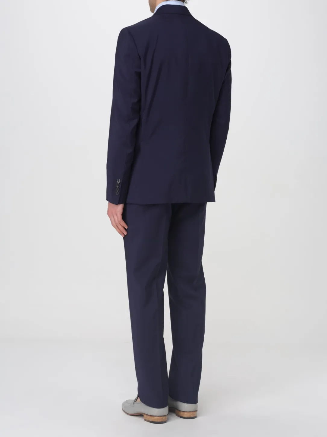 Abito doppiopetto Colamarino in misto lino