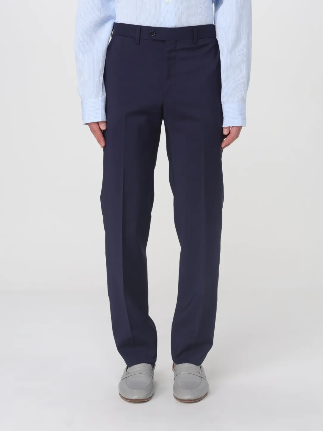 Abito doppiopetto Colamarino in misto lino