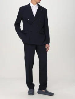 Abito doppiopetto Manuel Ritz in misto viscosa