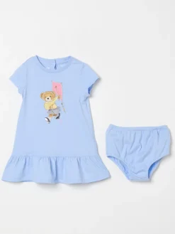 Abito in cotone Bear Polo Ralph Lauren con culotte