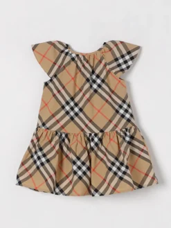 Abito in cotone check Burberry