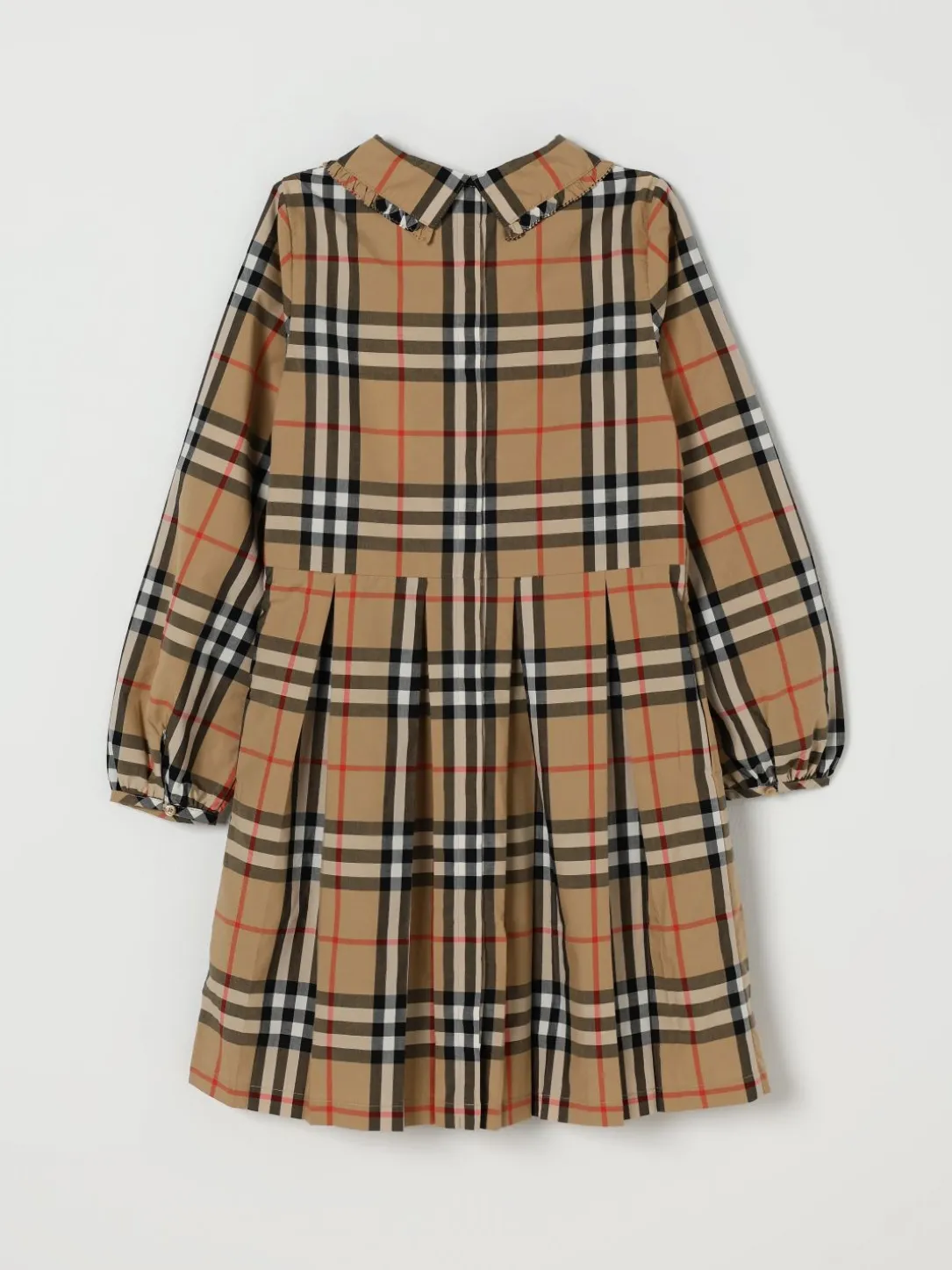 Abito in cotone check Burberry