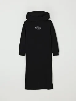 Abito in cotone con cappuccio Oval D Diesel