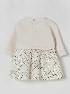 Abito in cotone con logo Elisabetta Franchi La Mia Bambina