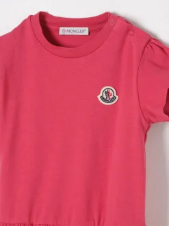 Abito in cotone con logo Moncler