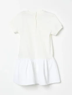 Abito in cotone con logo Moncler