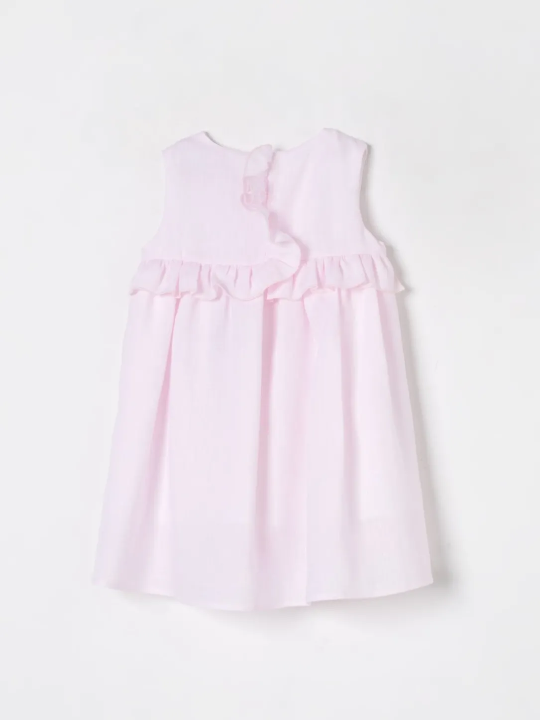 Abito in cotone con rouches La Stupenderia