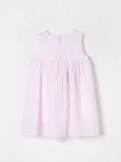 Abito in cotone con rouches La Stupenderia