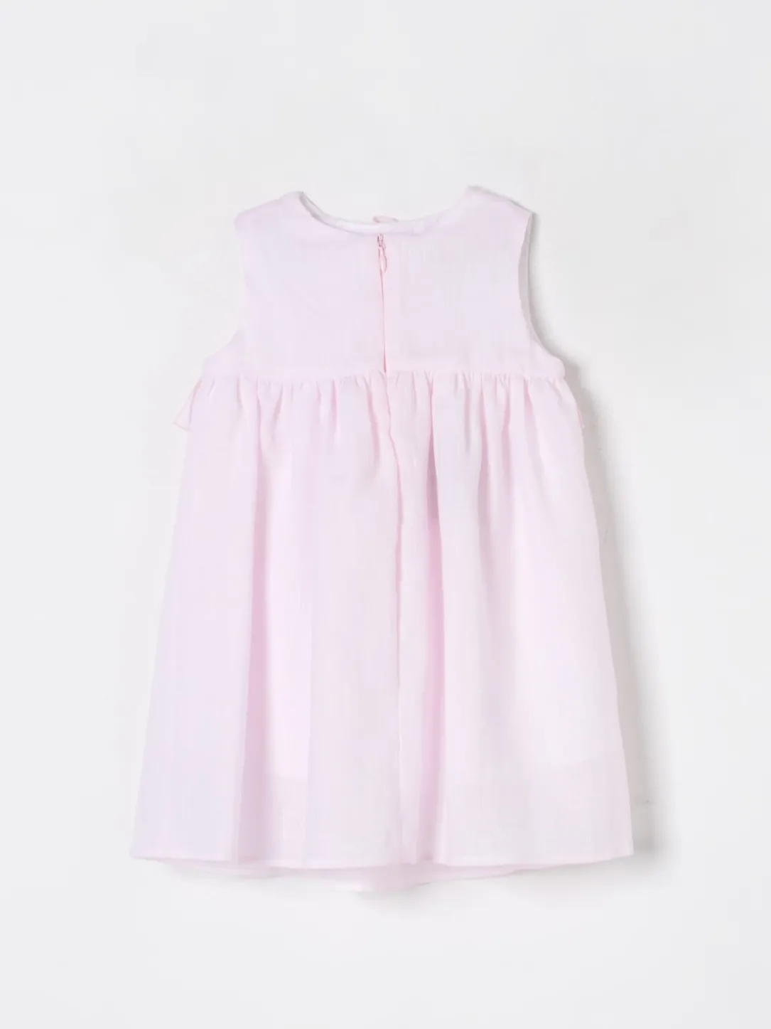 Abito in cotone con rouches La Stupenderia