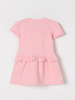 Abito in cotone con Teddy Moschino