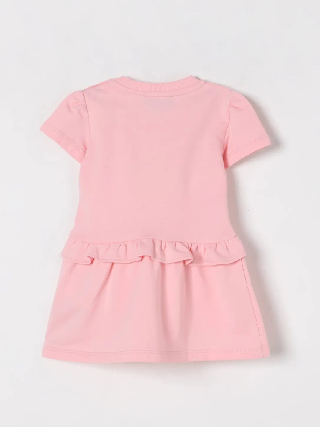 Abito in cotone con Teddy Moschino