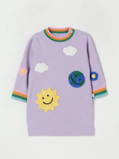 Abito in cotone e lana Stella McCartney Kids