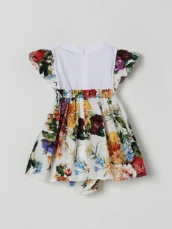Abito in cotone floreale DG Dolce & Gabbana