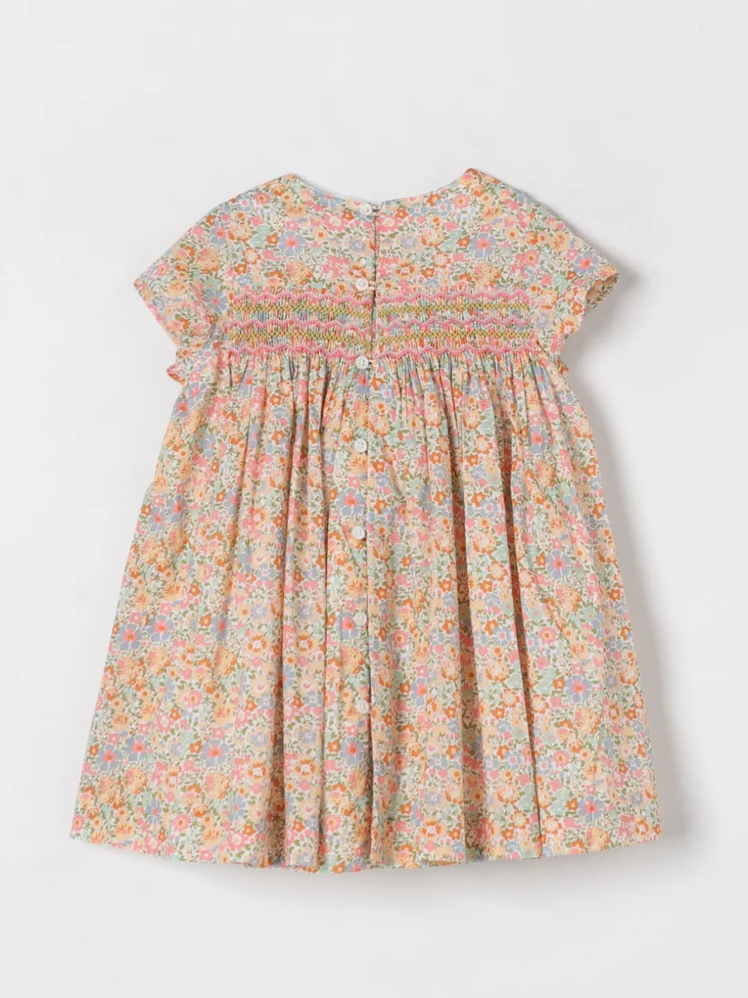 Abito in cotone floreale Bonpoint