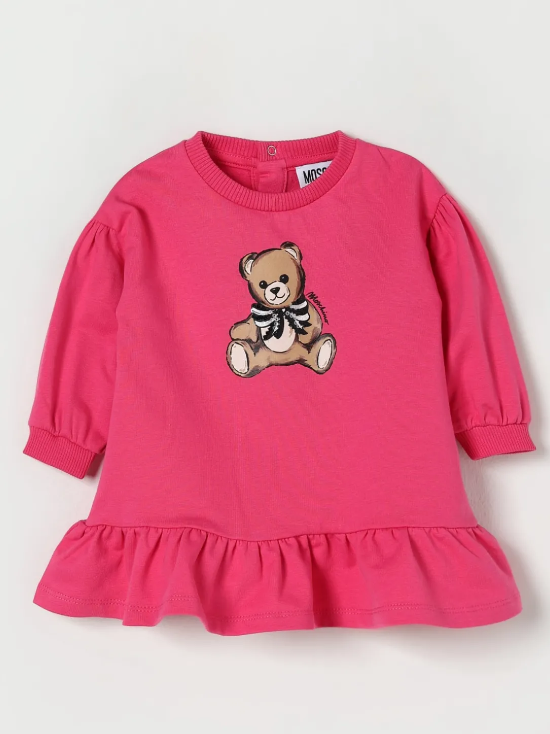 Abito in cotone Teddy Moschino