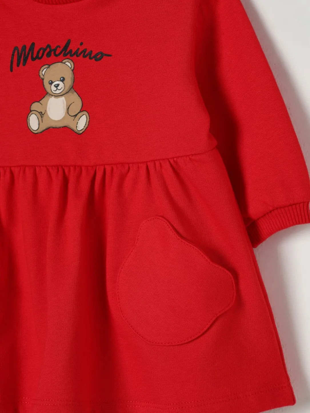 Abito in cotone Teddy Moschino