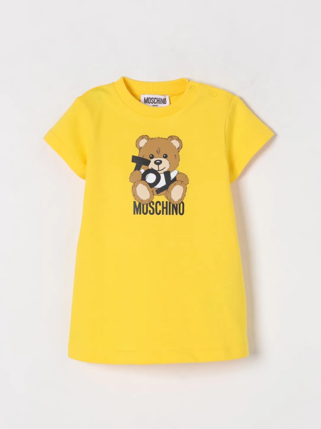 Abito in cotone Teddy Toy Moschino