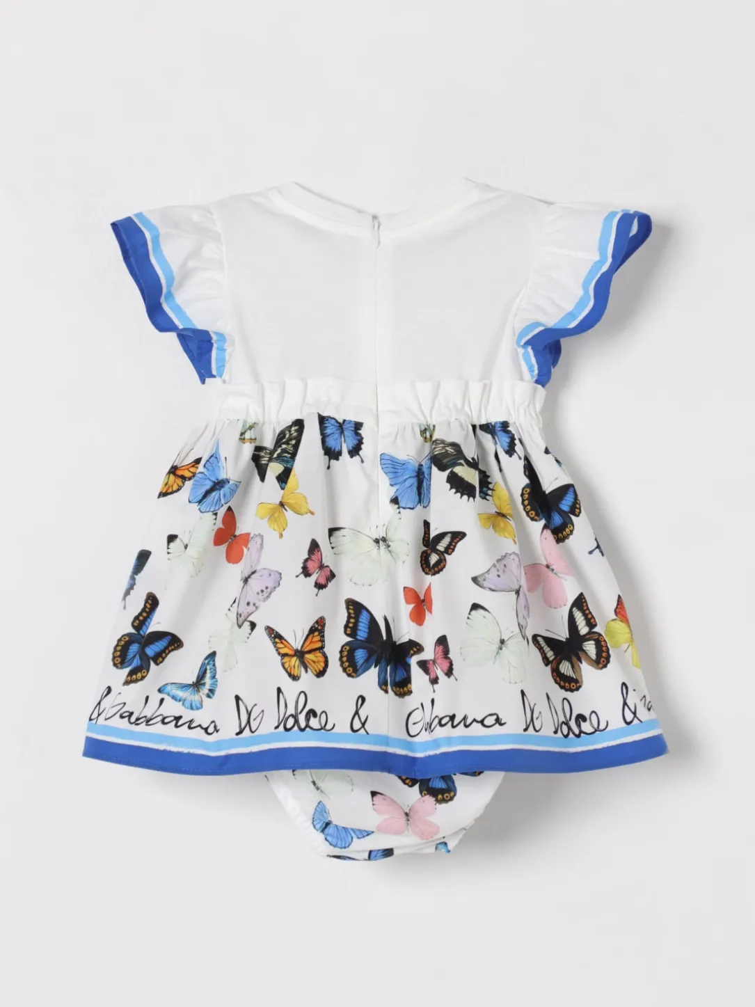 Abito in jersey con stampa farfalle Dolce & Gabbana