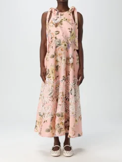 Abito in lino floreale Zimmermann