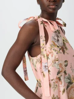 Abito in lino floreale Zimmermann