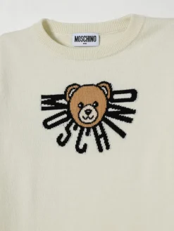 Abito in maglia di cotone e lana Teddy Moschino