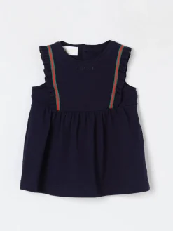 Abito in misto cotone Web Gucci