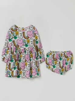 Abito in misto viscosa Stella McCartney Kids