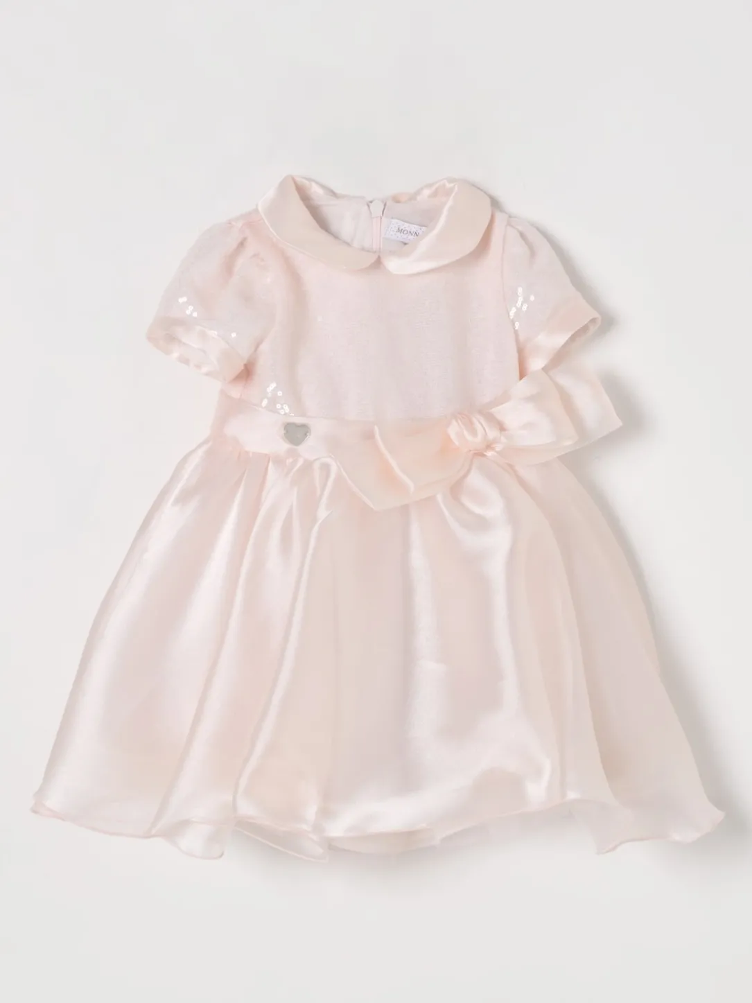 Abito in organza con paillettes Monnalisa